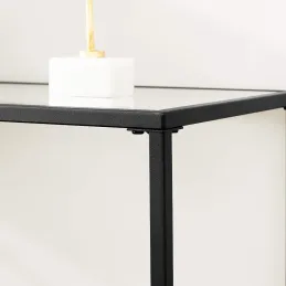 Commode en métal REGALO LUX / Noir mat