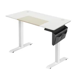 Bureau électrique réglable en hauteur GARDO 1400 x 600 / Blanc