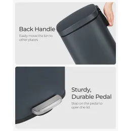 Poubelle STING à pédale 30 L / Anthracite