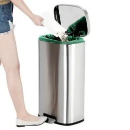 Poubelle STING à pédale 30 l / Acier inoxydable