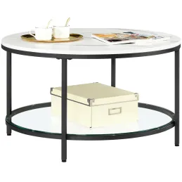 Table basse REGALO MARBLE / Noir mat