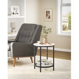 Table basse REGALO MARBLE Mini / Noir mat