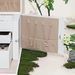 Organiseur à bijoux exclusif SIGMA / Blanc