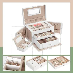 Organiseur à bijoux exclusif SIGMA / Blanc