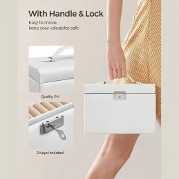 Organiseur à bijoux exclusif SIGMA / Blanc