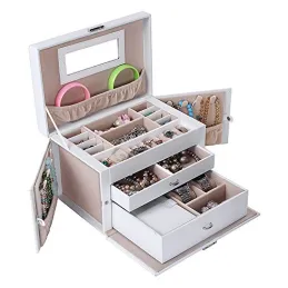 Organiseur à bijoux exclusif SIGMA / Blanc