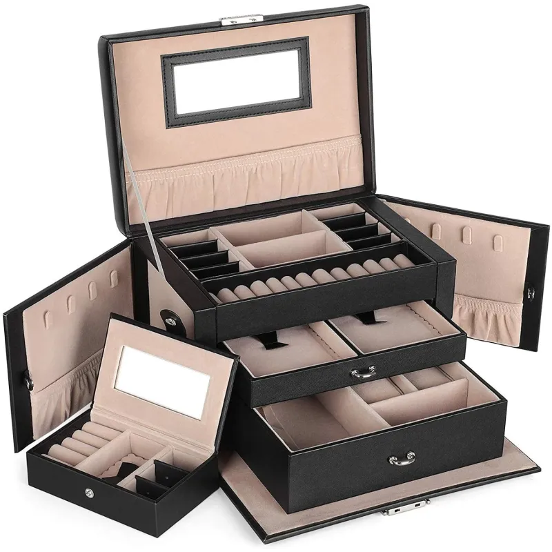 Organiseur à bijoux exclusif SIGMA / Noir