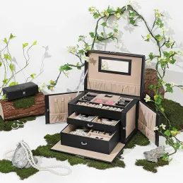 Organiseur à bijoux exclusif SIGMA / Noir