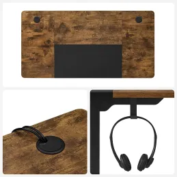 Bureau électrique réglable en hauteur GARDO 1200 x 600 / Noir