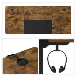 Bureau électrique réglable en hauteur GARDO 1400 x 600 / Noir