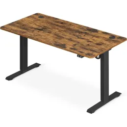 Bureau électrique réglable en hauteur GARDO 1400 x 600 / Noir