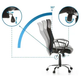 Chaise de bureau BOGOTA / Noire