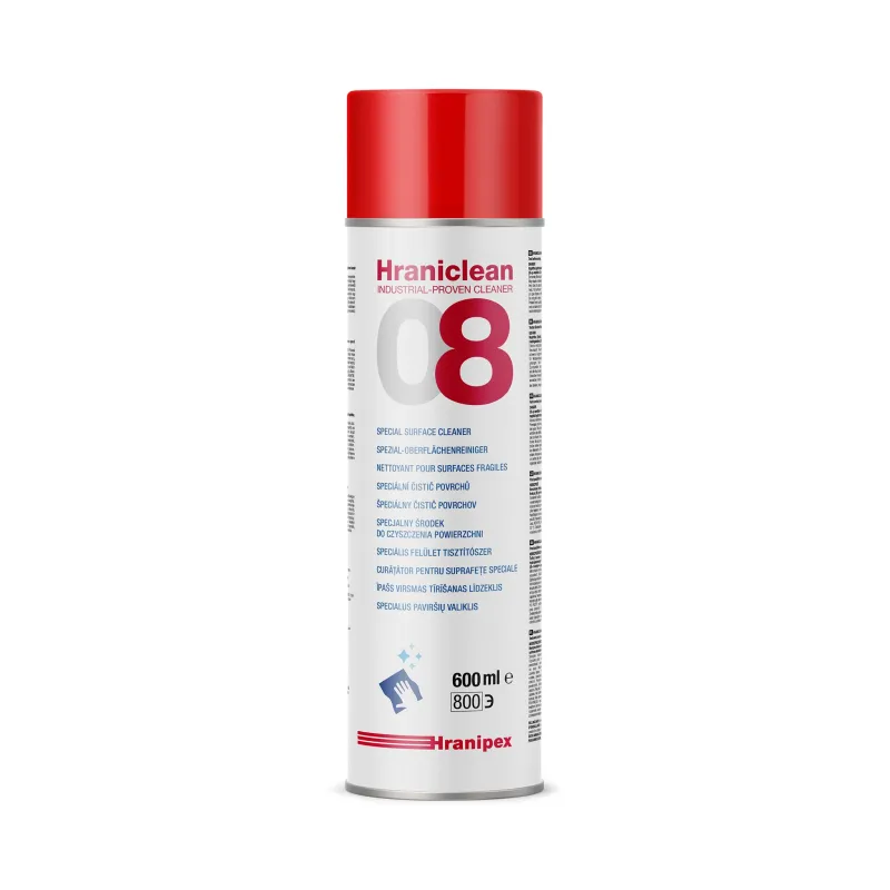 Nettoyant manuel en spray pour surfaces délicates HRANICLEAN 08 / 600 ml