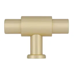 Bouton de meuble TINA DUO / Or brossé