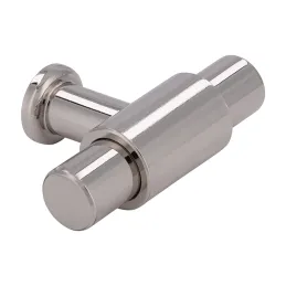 Poignée bouton TINA DUO / Nickel brillant