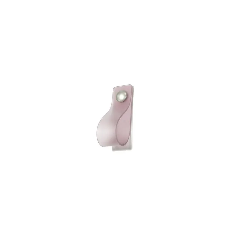 Bouton de meuble en plastique DREAMSY / Transparent – rose