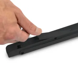 Console rabattable FOLDEX – paire de 2 pièces / noir mat