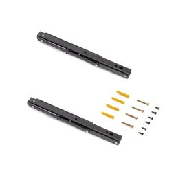 Console rabattable FOLDEX – paire de 2 pièces / noir mat