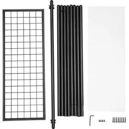 Portant à vêtements REGALO / Noir mat