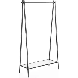 Portant à vêtements REGALO / Noir mat