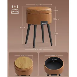 Pouf EMPORIO / Beige clair