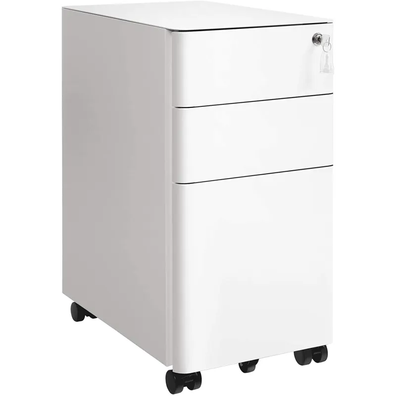 Caisson de bureau à roulettes GARDO 300 / Blanc
