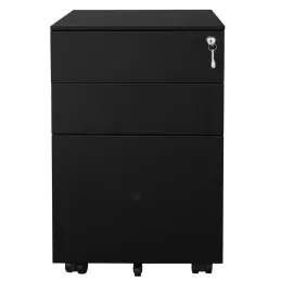 Caisson de bureau à roulettes GARDO 390 / Noir