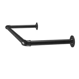 Set 2 pcs de tringles à vêtements REGALO DUO 920 mm / Noir mat