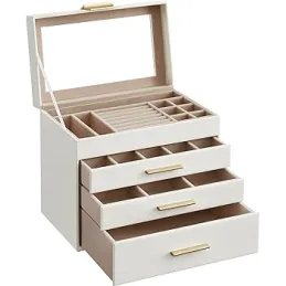 Boîte à bijoux design SWAN XXL / Blanche