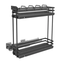 Panier coulissant RANGER avec amortissement / Anthracite