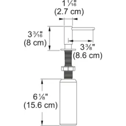 Distributeur de savon Franke Atlas Neo / Inox
