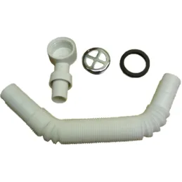 Trop-plein Flexi Franke, filetage de 18 mm, 1315.48 / Blanc
