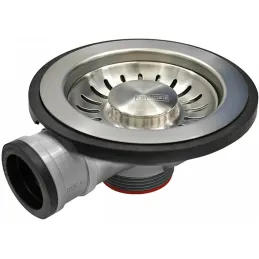 Bonde à panier 3 1/2 pour éviers en inox Franke / Chrome