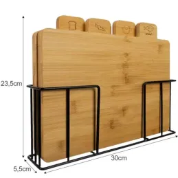 Set de 4 planches à découper BAMBOO
