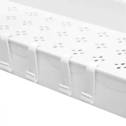 Panier coulissant pour produits de nettoyage ADAM / Blanc mat