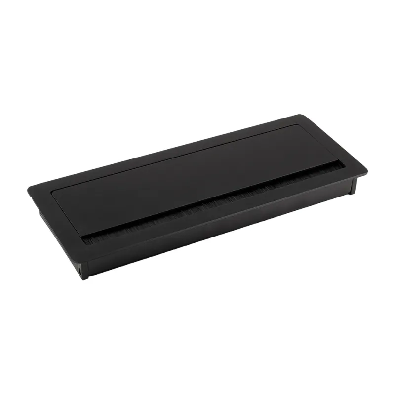 Passe-câbles LUXURY sans amortissement 240 mm / Noir mat