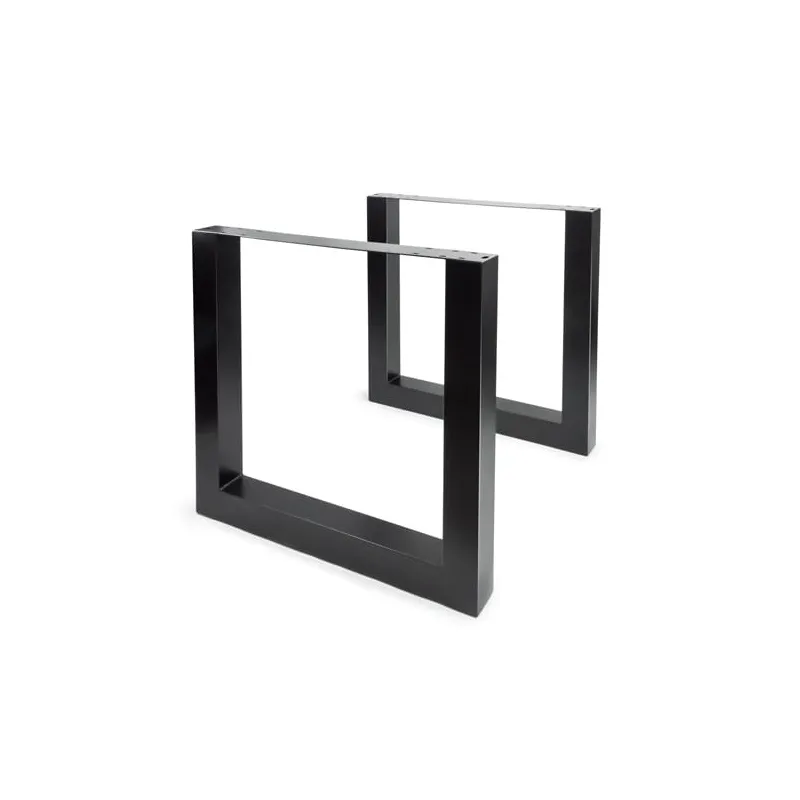 Pieds de table STELLA noirs / paire