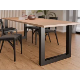 Pieds de table STELLA noirs / paire