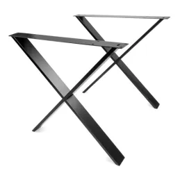 Pieds de table ULTRA SLIM noirs / Paire