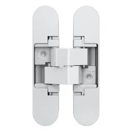 Charnière invisible pour portes à recouvrement affleurant ANSELMI 140 3D / Blanc mat