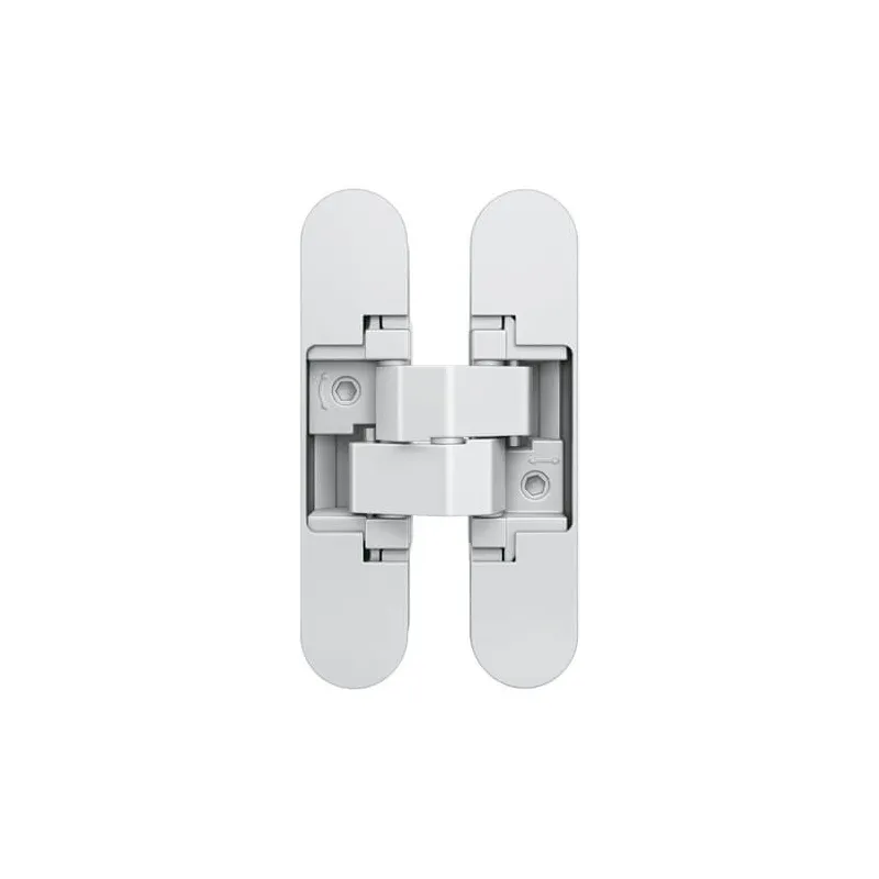 Charnière invisible pour portes à recouvrement affleurant ANSELMI 140 3D / Blanc mat