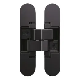 Charnière invisible pour portes à fleur ANSELMI 140 3D / Noir mat
