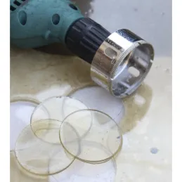 Set de 10 scies cloches diamantées de 6 à 68 mm