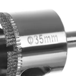 Set de 10 scies cloches diamantées de 6 à 68 mm