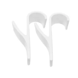 Lot de 2 cintres pour radiateur ALAGO / Blanc mat