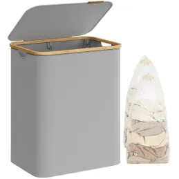Panier à linge SOFT 130 L / Gris
