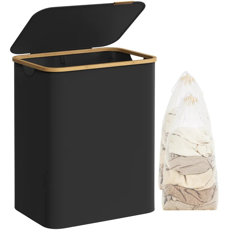 Panier à linge SOFT 130L / Noir