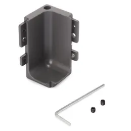 Angle intérieur en aluminium pour profil GOLA – L / Anthracite