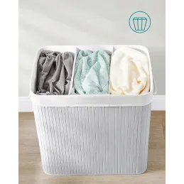 Panier à linge GLAMUR 150L / Gris