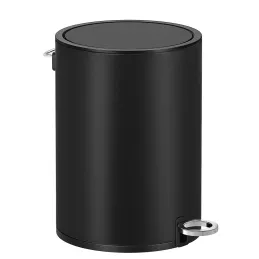 Poubelle RANDON à pédale 3L / Noir mat